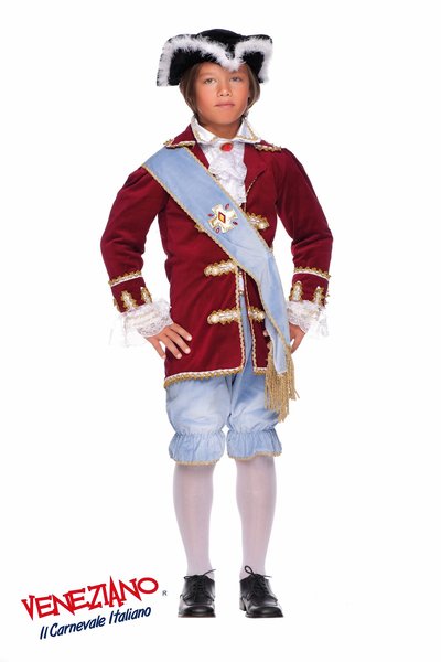 strój karnawałowy dla chłopca - strój markiza, strój arystokraty