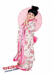 strój karnawałowy dla dziewczynki - strój Japonki, gejszy